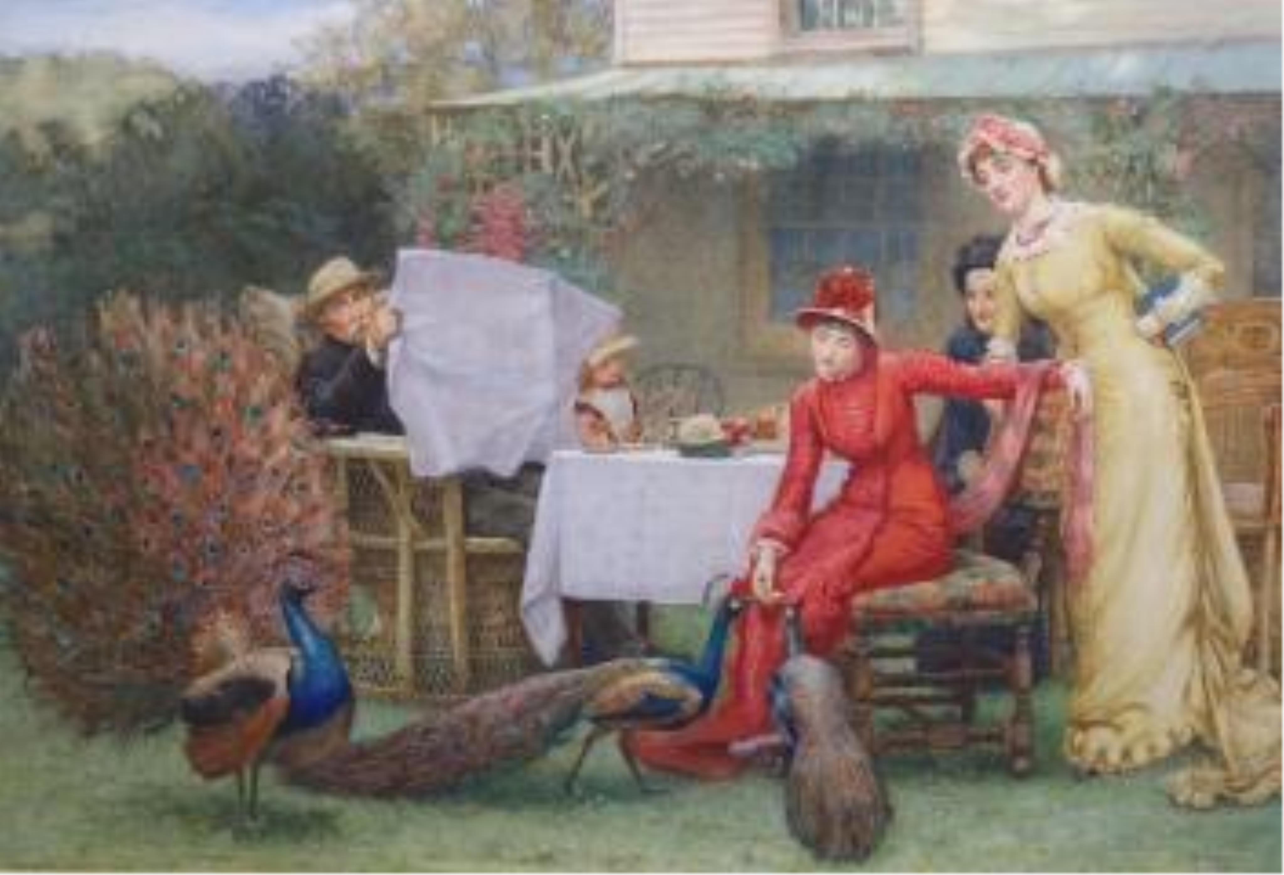 Edward Frederick Brewtnall (English, 1846-1902), 'A Summer Afternoon', watercolour, 62 x 92cm